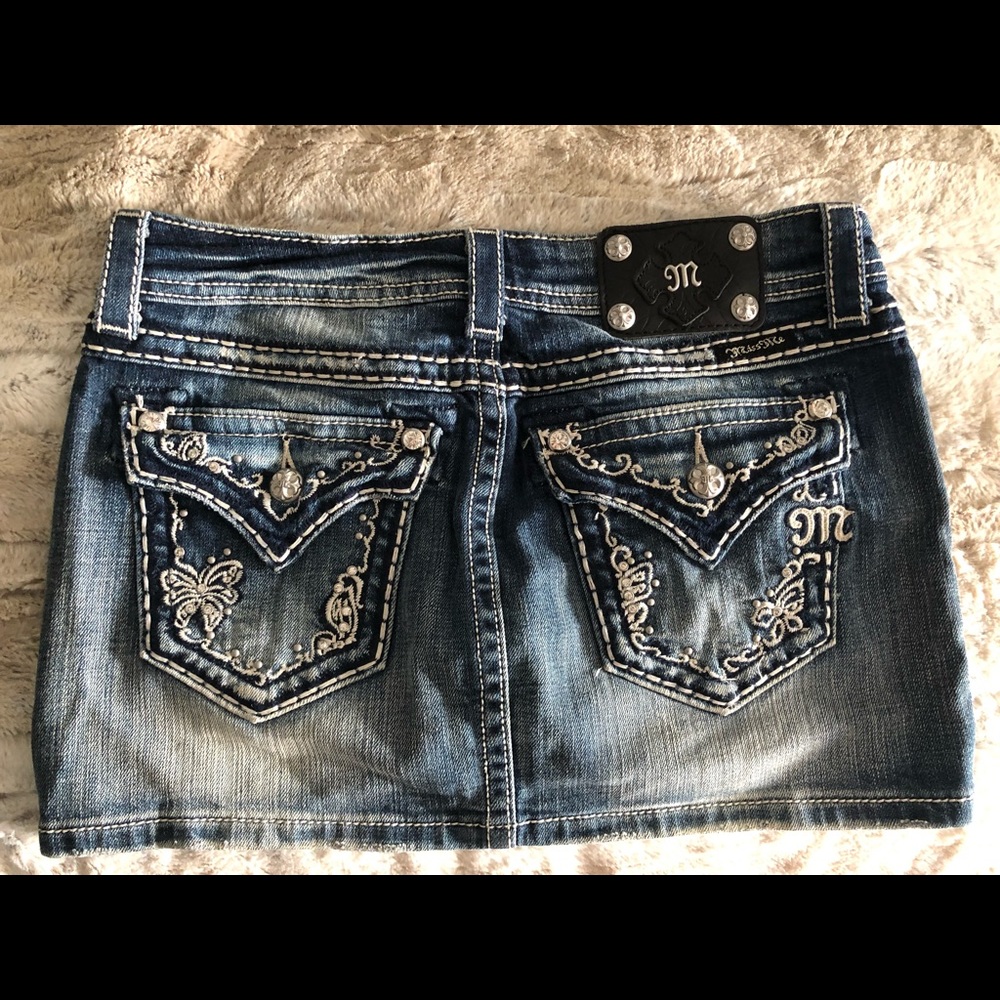 MISS ME denim skirt. Only worn once.